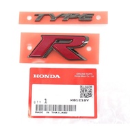 Honda Parts Type R FK8 Front Grill Emblem Smoke Chrome
