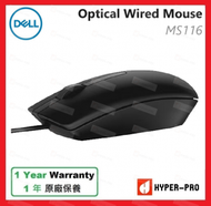 Dell - Dell 光學滑鼠 - MS116 (黑色)