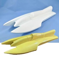 RC Boat Glass Fiber 65cm HULL White Yellow Shrimp Boat Shell