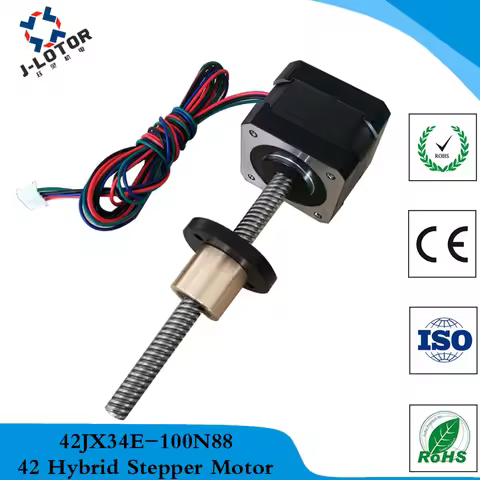 42JX34E-100N88 42 Screw Stepper Motor 1.33A Nema17 0.22Kg.Cm Linear Stepping Motor