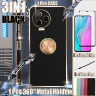 3 In 1 For Infinix Note 12 2023/Note 12 Pro 4G/X676C/X676B/Note 20 Electroplated Case with Ceramic S