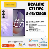 Realme C71 NFC Ram 8+16 /128 GB kamera 50 mp baterai 6300 mah garansi 1 tahun (imei terdaftar)