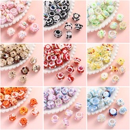 18mm 5pcs Macaron Heavy oil hand-painted beads mobile phone chain bracelet diy jewelry accessories a