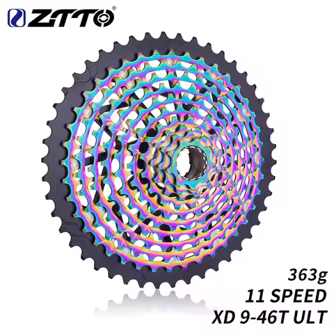 ZTTO MTB 11 Speed 9-46T XD Freehub Cassette Ultralight 363g 10 steel + 7075 AL 11speed Bicycle Sproc