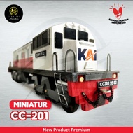 -PREMIUM_PRODUK- Lokomotif Kereta Api CC201 Livery 2014 - MINIATUR