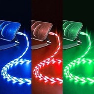 LED data cable charger cable for micro type-c