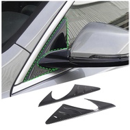 For BMW 1 2 Series F40 F44 2020-2024 ABS Carbon Fiber Car Rearview Mirror Side Window Spoiler Triang