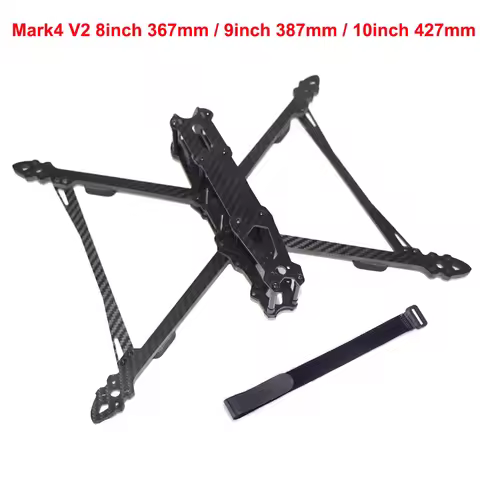 Mark4 V2 Mark 4 7inch 295mm / 8inch 367mm / 9inch 387mm / 10inch 427mm Carbon Fiber Frame Kit For RC