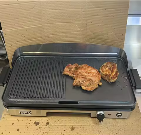 220V EUPA Commercial Home Electric Grill Steak Machine for BBQ Beef Cooking DD