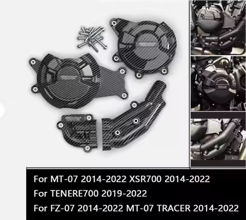 EU QUALITY Motorcycle Engine Cover Clutch Cover Protection Set For Yamaha MT-07 XSR700 FZ-07 MT-07 T