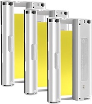 NineLeaf 3 Cartridges 100 x 148 mm KP-108IN KP-36IN Ink Cartridge Printer Cartridge Compatible with