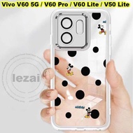 Casing Vivo V60 V 60 Pro V60 Lite 5G Vivo V50 Lite 5G Casing Soft Shockproof Clear Back Cover