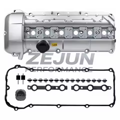11121432928 Quality Aluminium Engine Valve Cover Kit For BMW M54 Valve Cover E36 E34 Z8 323i Aluminu