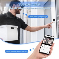 AT-🚀Wireless Intelligent Video Intercom Doorbell Video IntercomWIFIMobile PhoneAPPConnect to Remote Monitoring Night Vis