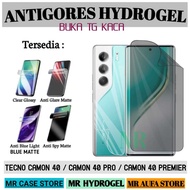 Anti-Scratch Hydrogel protector NOT TG GLASS FOR TECNO CAMON 50 CAMON 50 PRO/ CAMON 40 CAMON 40 PREM