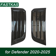 carbon fiber air intake for Land Rover Defender 90 110 2020-2025 front fender modification accessori
