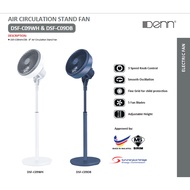 Denn Circular Fan Turbo Fan Stand Fan Mini Fan 5 blade 3 Speed 9 Inch