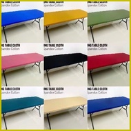 ◧ ❖ ㍿ FOLDING TABLE CLOTH 4FT & 6FT LIFETIME TABLE CLOTH SPANDEX TABLE CLOTH