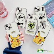 For iPhone11 13 Case Iphone 14 15 12 pro Max 7 8 14 15 Plus X XR XS Pikachu Model Transparent Advanc