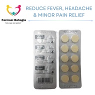 [ Exp 1/2026 ] YSP PORO PARACETAMOL 500MG TABLET 10'S - For Relief of Fever and Headache