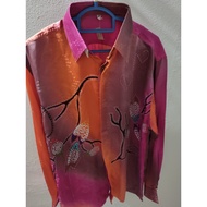 Baju Batik Kemeja Batik Terengganu Lelaki Lengan Panjang Long Sleeve Batik Shirt