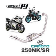 Project79 Exhaust CF Moto NK250 250SR Stainless Steel Ekzos Tabung Power Boom Manifold CFMOTO Motor 