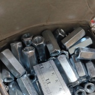 Long nut m10 x 40 mm key 17 thread pitch 1.5 long nut m10x40mm/ long nut m10x40 mm/ long nut m10 x 4