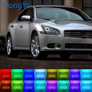 Latest Headlight Multi-color RGB LED Angel Eyes Halo Ring Eye DRL RF Remote Control for Nissan Maxim