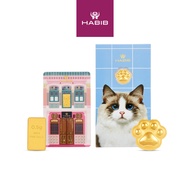 HABIB 0.5g 999.9 Gold Bar (Peranakan) and Cat Collection | 999.9 Gold Wafer (0.20g)