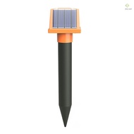 Mole Repeller Solar Powered Sonic Mole Deterrent Spikes Mice Snake Repellent IP66 Waterproof for Far