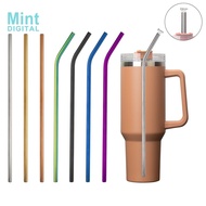 Straw for Stanley² Tumbler Cup Thermos Cup 0.6cm/0.8cm/1cm SUS 304 Stainless Steel Reusable 30cm Len