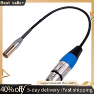 REXLIS 1FT Mini XLR Male to XLR Female Adapter Cable, 3-Pin Mini XLR to XLR Video Cable, for BMPCC 4