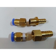 5/16 or 3/8 Hose Connection to 8mm PU Hose sliplock connector