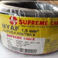 Nyaf Cable 1.5mm2 SUPREME NYAF Fiber 1.5mm2 1.5mm 1 roll 100meter SUPREME