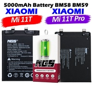 ORIGINAL NGS Brand 5000mAh Battery Compatible For XIAOMI Mi 11T (BM59) / XIAOMI Mi 11T Pro (BM58)
