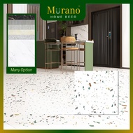 Murano 45 x 45cm & 60X60cm Marble Vinyl Flooring Marble Floor Tiles Lantai Vinyl Self-adhesive PVC F