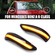 Scroll Dynamic Blinkers Turn Signal Lamp Side Mirror lighting Led Car Bulb Facelift For Mercedes Ben