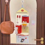 [Dopamine Storage Bag] Dopamine Small House Hanging Bag Dormitory Wall-Mounted Storage Hanging Behin