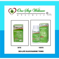 BIO-LIFE GLUCOSAMINE 750MG 30'S / 3X30'S/ 100'S