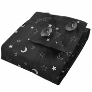 Printed Full Blackout with Suction Cup Blackout Curtain Children's Room Portable Blackout Curtain