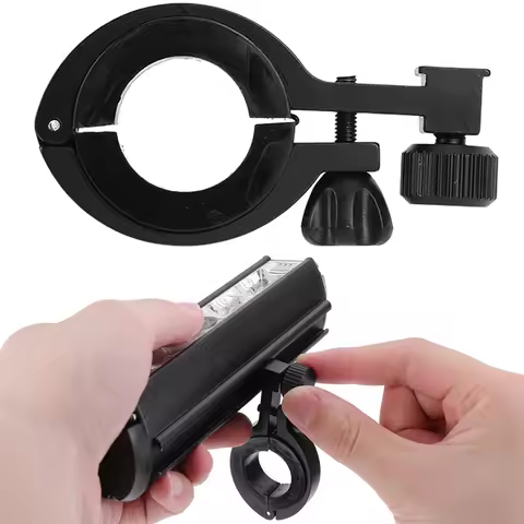 Bike Light Bracket Aluminum Alloy Bicycle Light Front Bracket Lightweight Bicycle Light Mounting Bra