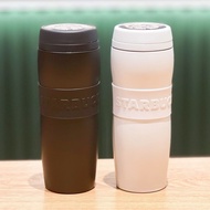 Starbucks22New Warm Thermos Cup Dazzling White Cool Black Couple's Cups Gift Desktop Tumbler Mug