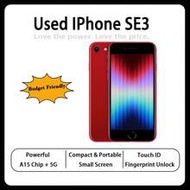 Apple iPhone SE3 5G มือสอง ซิมเดียว ปลดล็อคแล้ว หน้าจอขนาดเล็ก 4.7 นิ้ว พร้อมทัชไอดี สมาร์ทโฟนราคาปร