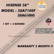 58A7100F/58A6100G HISENSE 58" LED TV BACKLIGHT (LAMPU TV) HISENSE 58 INCH LED TV BACKLIGHT 58A7100
