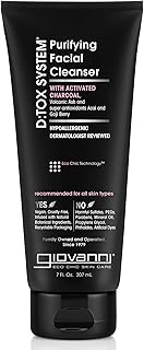 GIOVANNI D:tox System Facial Cleanser, 4 oz. - Super Antioxidants Acai & Goji Berry, Activated Charc