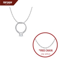 Top Cash Jewellery 10K Lab Grown Diamond Mini Ring Pendant [YB08]