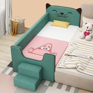 FREE MATTRESS EMMA Kids Baby Toddler Side Bed Katil Tepi Budak Kanak Selamat Staircase Soft Padded P