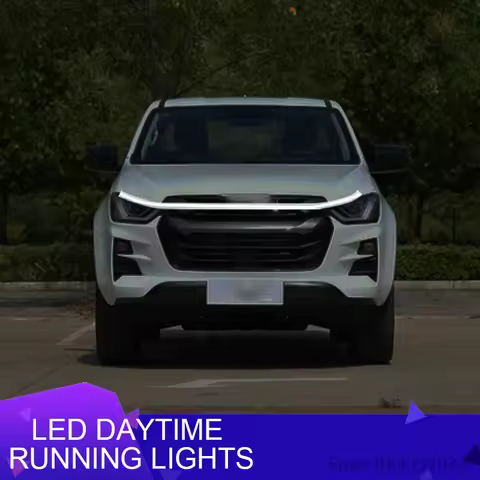 FOR Isuzu dmax trooper mux D-MAX T17 Ruimai LED DaytimeRunningLight Scan Starting Car Hood DRL Guide