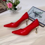 Sepatu High Heels Fuji P Tumit Permata Heels 6Cm