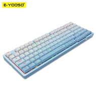 E-YOOSO Z94 RGB Mechanical Gaming Keyboard support Bluetooth 5.0 wireless USB 2.4G 3 mode 94 Keys Gamer for Compute PC Laptop